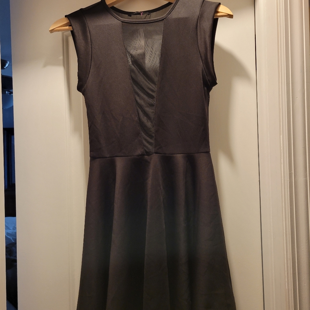 Black skater dress never worn new with tags.